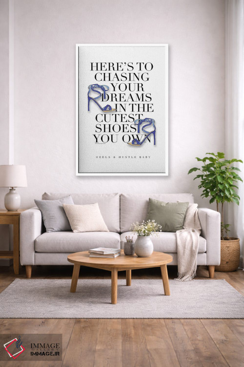 تابلو دکوراتیو "دنبال رویاهایت برو" اثر مرسدس لوپز چارو - D1W