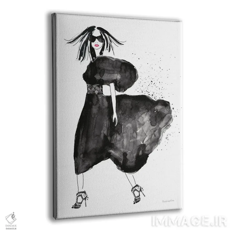 تابلو دکوراتیو "مد محله بالا I" اثر مرسدس لوپز چارو - نمای پرسپکتیو محصول