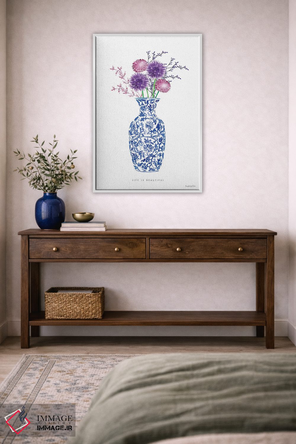 تابلو مدرن "سبک چینی شماره ۲" اثر مرسدس لوپز چارو - D3W