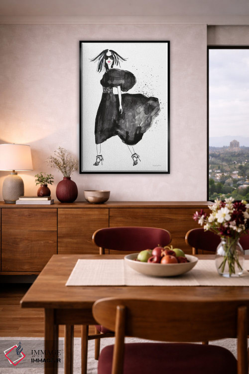 تابلو دکوراتیو "مد محله بالا I" اثر مرسدس لوپز چارو - D3B