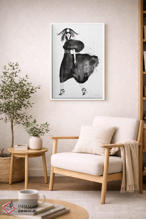 تابلو دکوراتیو "مد محله بالا I" اثر مرسدس لوپز چارو - D4W