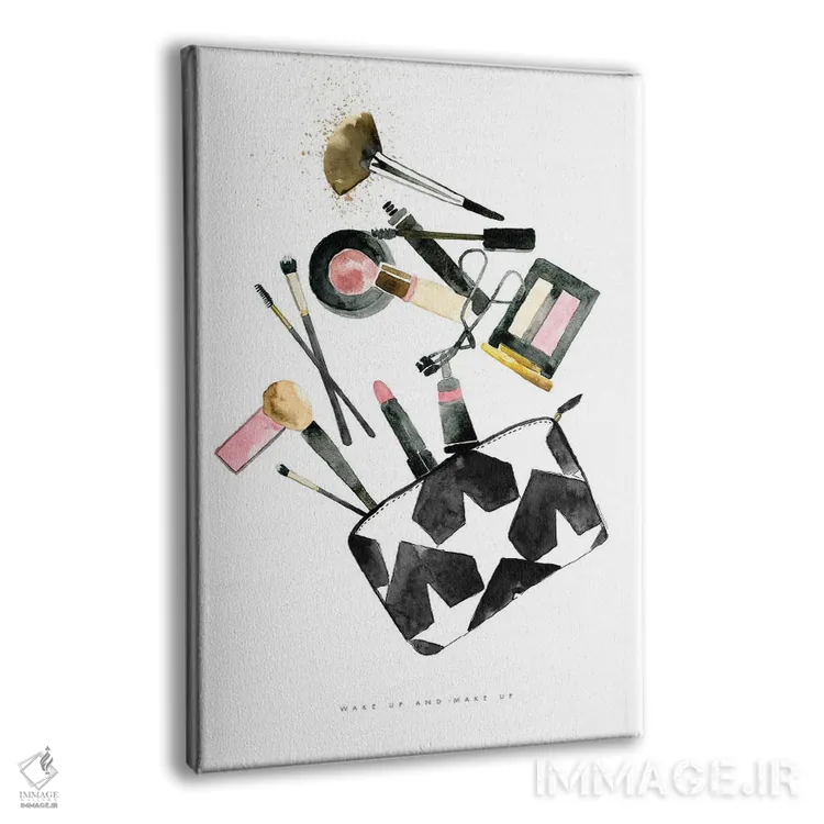 تابلو مدرن "بیدار شو و آرایش کن" اثر مرسدس لوپز چارو - نمای پرسپکتیو محصول