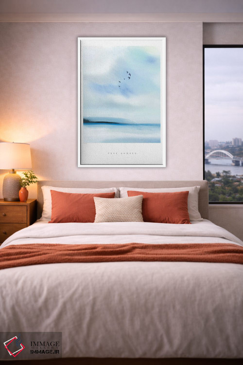 تابلو مینیمال "سواحل پاک" اثر مرسدس لوپز چارو - D3W