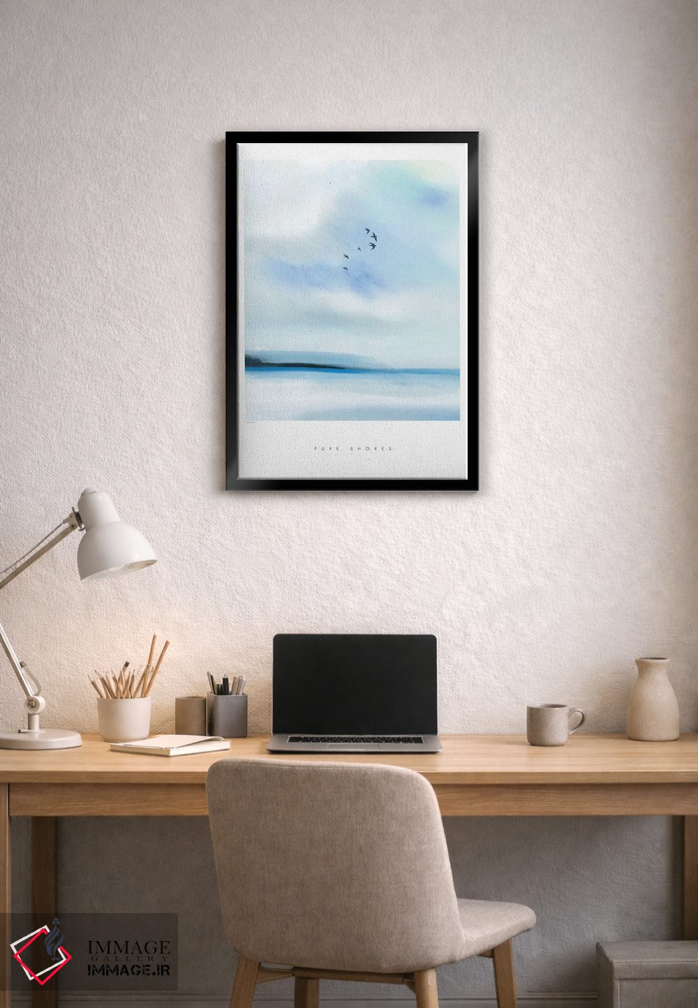 تابلو مینیمال "سواحل پاک" اثر مرسدس لوپز چارو - D2B