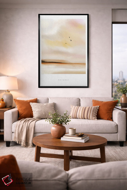 تابلو مینیمال "فرار" اثر مرسدس لوپز چارو - D1B