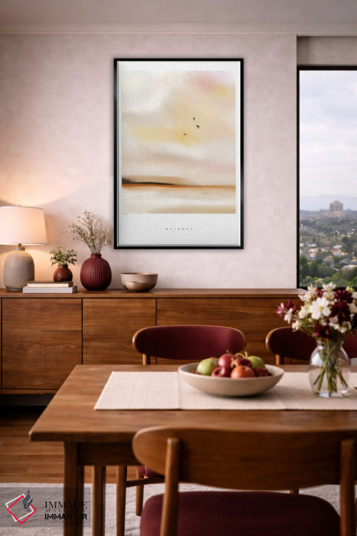 تابلو مینیمال "فرار" اثر مرسدس لوپز چارو - D3B