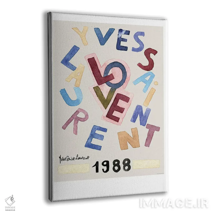 تابلو دکوراتیو "عشق قدیمی" اثر مرسدس لوپز چارو - نمای پرسپکتیو محصول