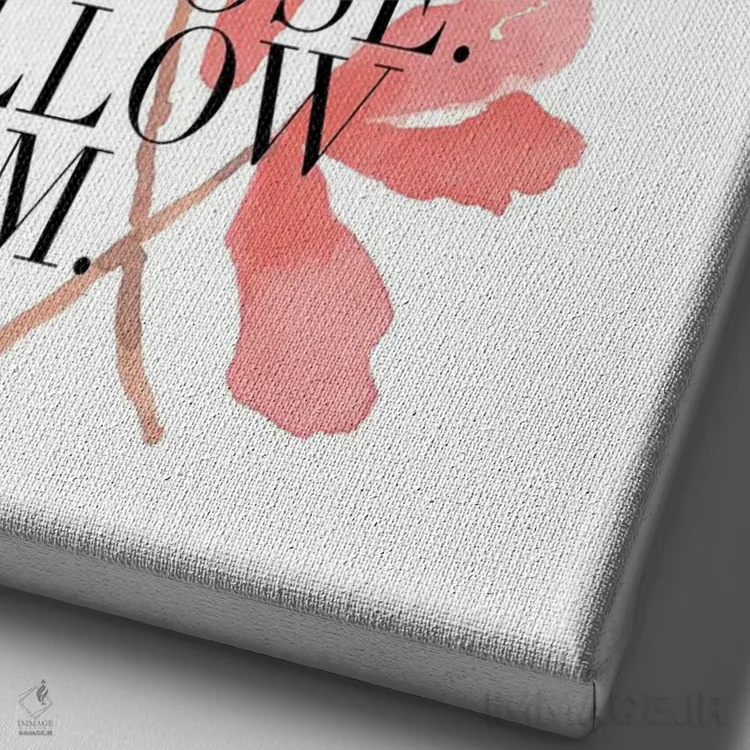 تابلو دکوراتیو "دنبالشون کن" اثر مرسدس لوپز چارو - نمای نزدیک بافت بوم