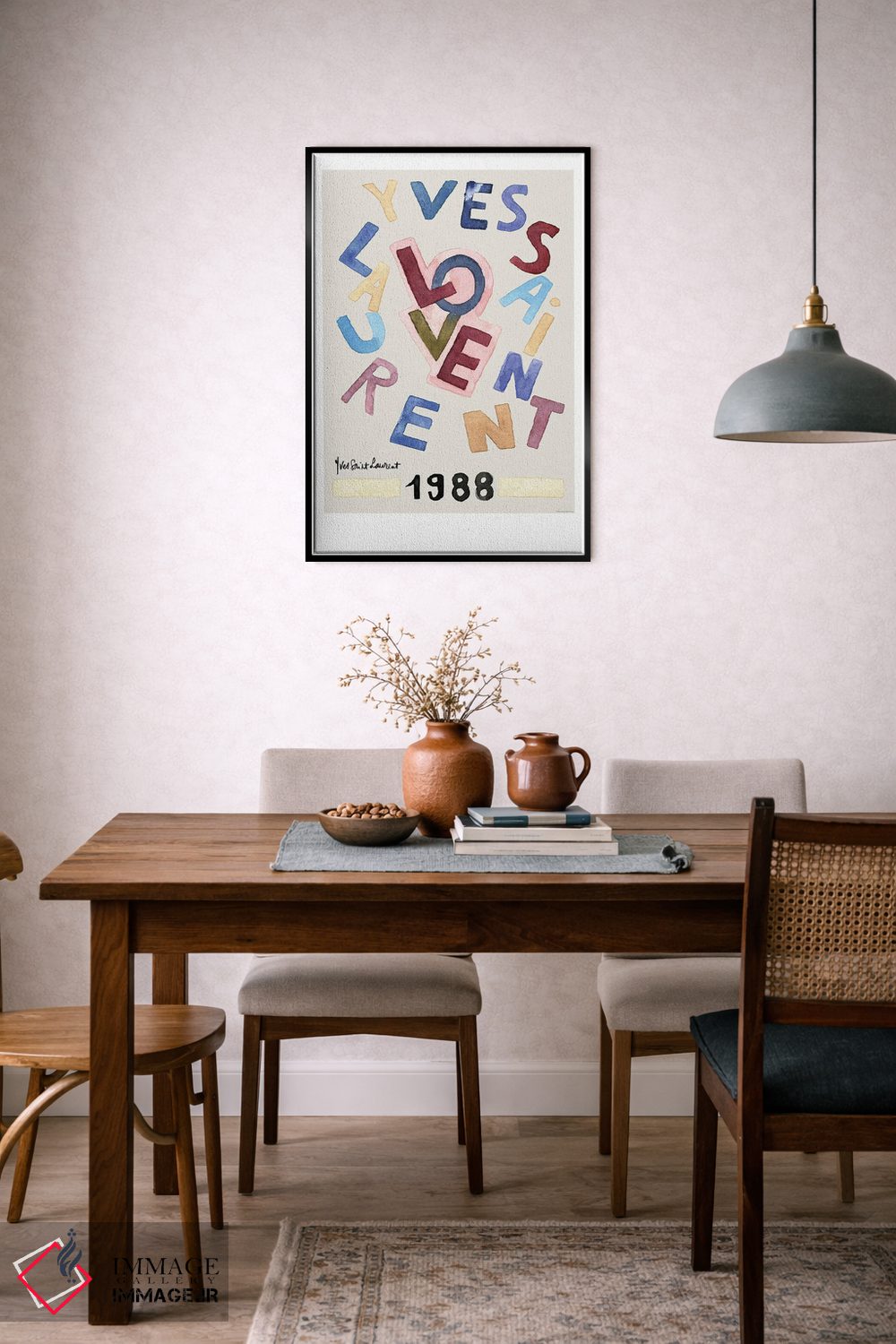 تابلو دکوراتیو "عشق قدیمی" اثر مرسدس لوپز چارو - D6B