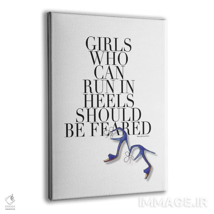 تابلو دکوراتیو "دخترانی که می توانند بدوند" اثر مرسدس لوپز چارو - نمای پرسپکتیو محصول