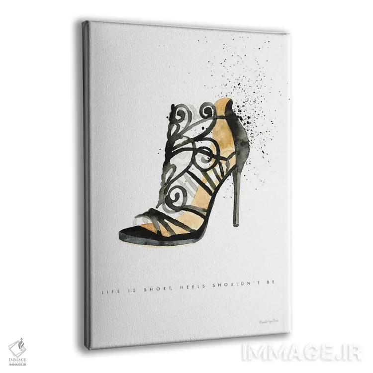 تابلو دکوراتیو "سبک استیلتو II" اثر مرسدس لوپز چارو - نمای پرسپکتیو محصول