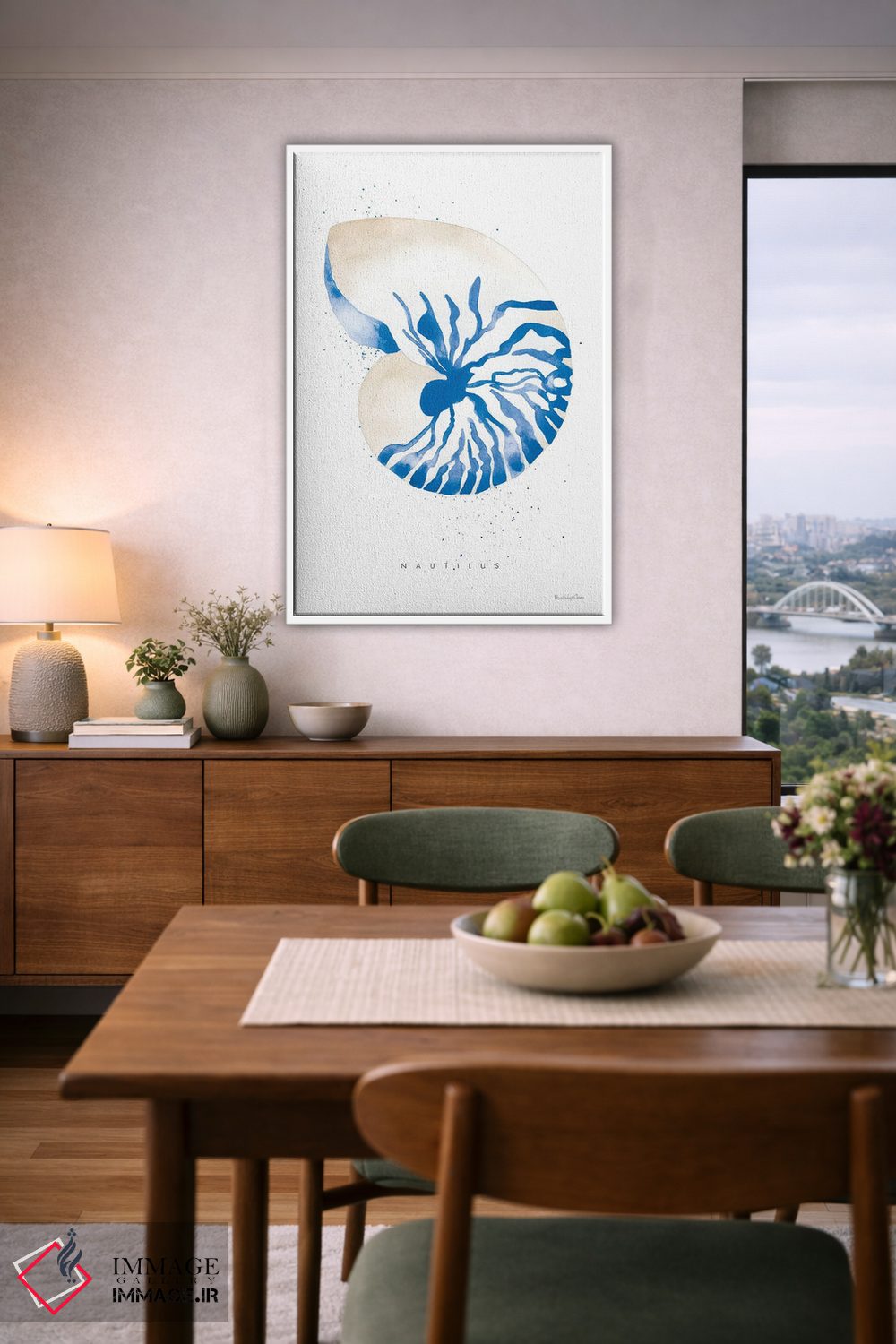 تابلو دکوراتیو "نوتیلوس" اثر مرسدس لوپز چارو - D5W