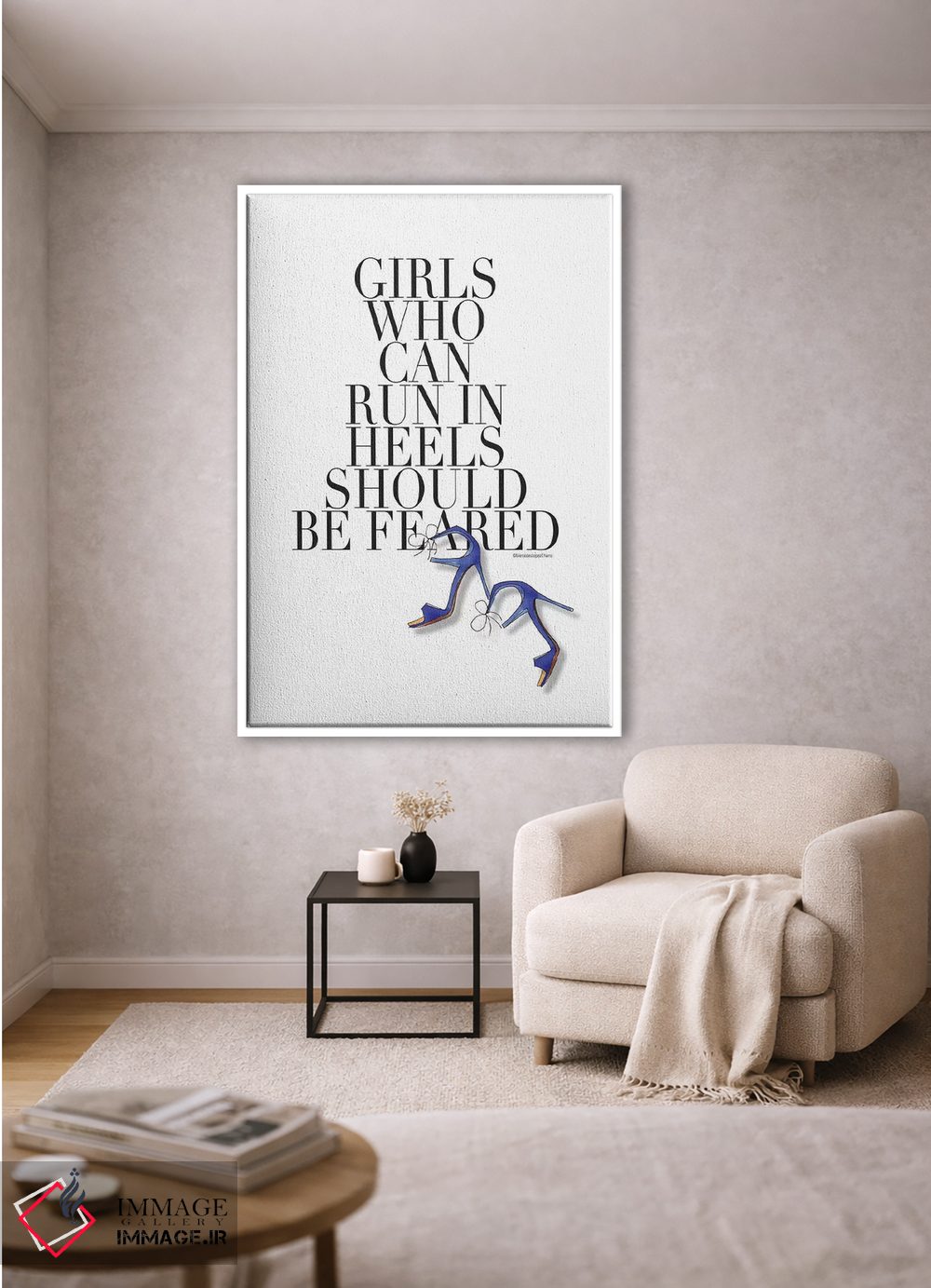 تابلو دکوراتیو "دخترانی که می توانند بدوند" اثر مرسدس لوپز چارو - D1W