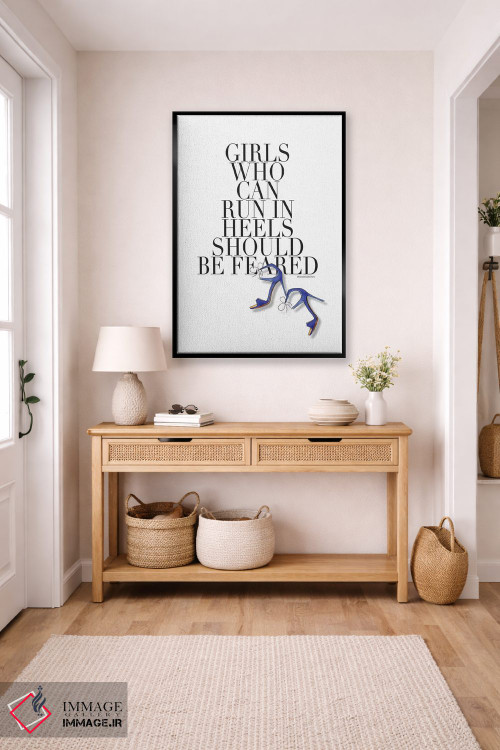 تابلو دکوراتیو "دخترانی که می توانند بدوند" اثر مرسدس لوپز چارو - D6B