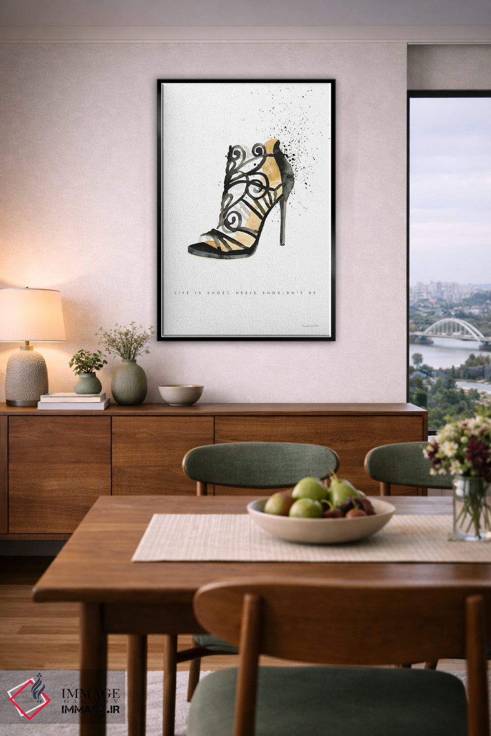 تابلو دکوراتیو "سبک استیلتو II" اثر مرسدس لوپز چارو - D5B