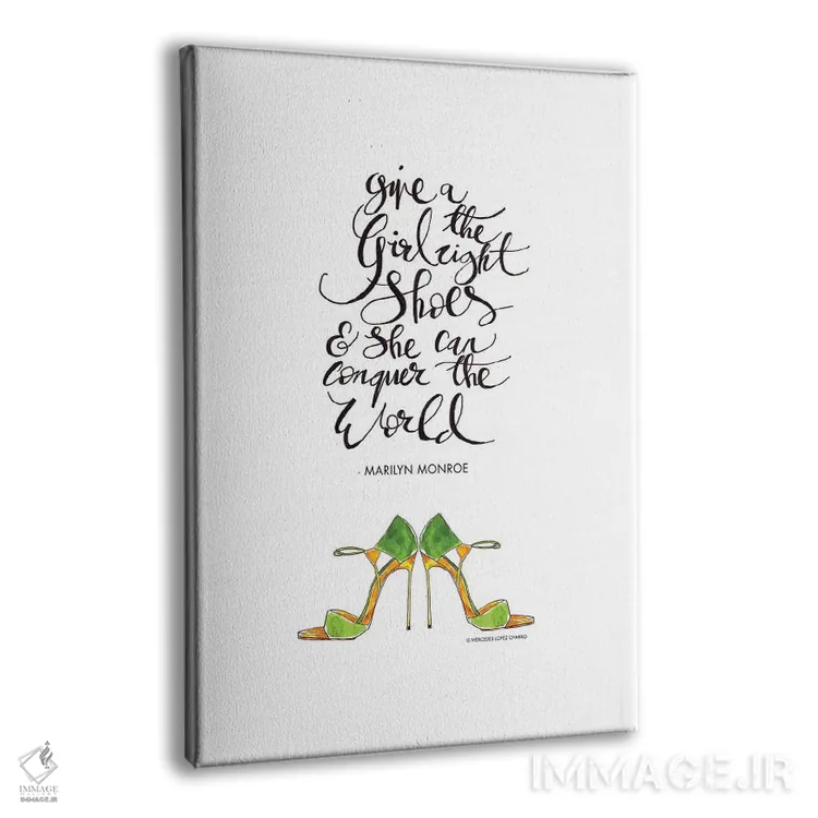 تابلو دکوراتیو "به دختری بده" اثر مرسدس لوپز چارو - نمای پرسپکتیو محصول