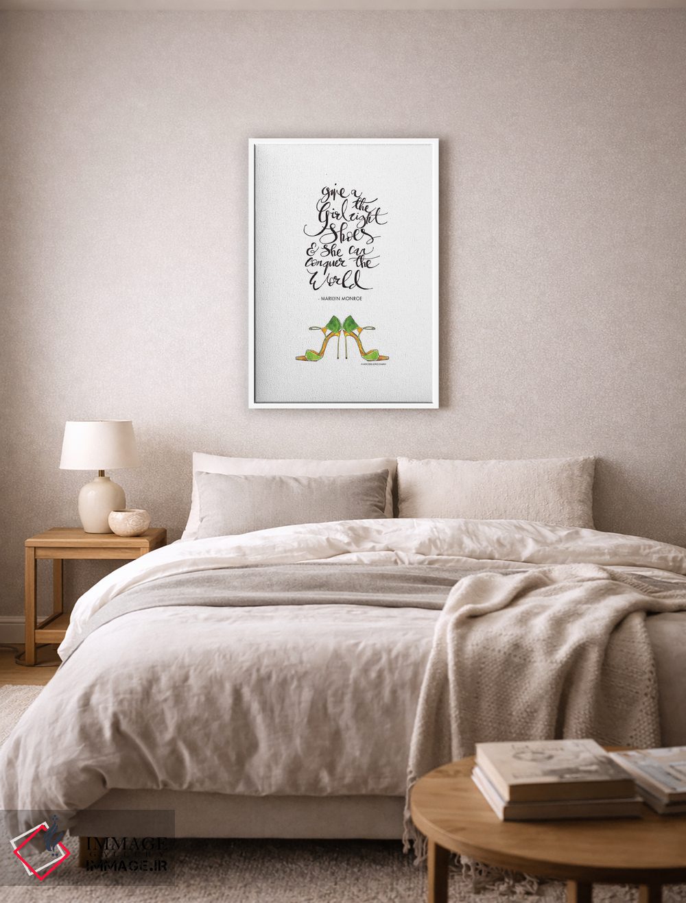 تابلو دکوراتیو "به دختری بده" اثر مرسدس لوپز چارو - D5W