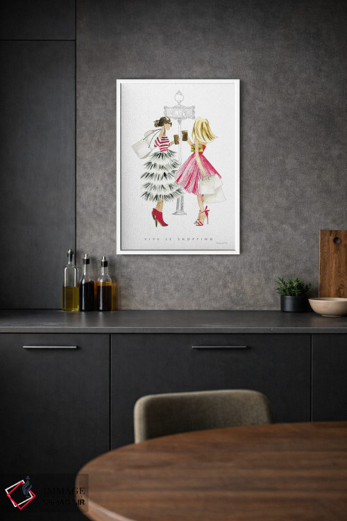 تابلو دکوراتیو "دوست های دختر پاریس II" اثر مرسدس لوپز چارو - D1W