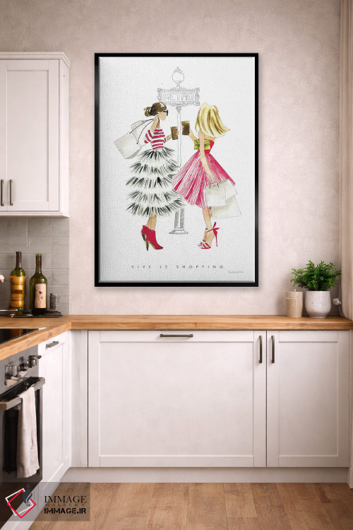 تابلو دکوراتیو "دوست های دختر پاریس II" اثر مرسدس لوپز چارو - D2B