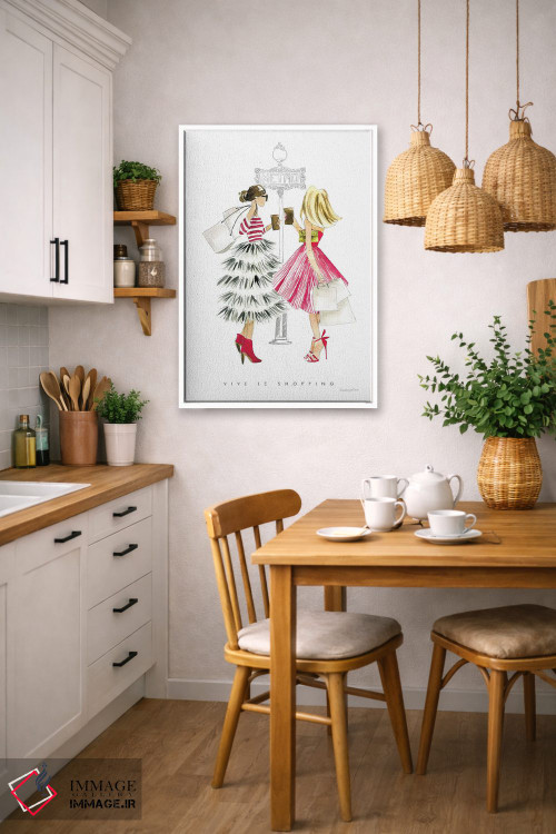 تابلو دکوراتیو "دوست های دختر پاریس II" اثر مرسدس لوپز چارو - D4W