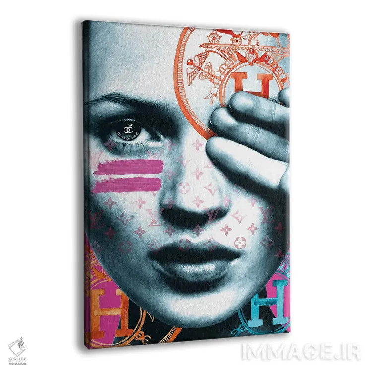 تابلو دکوراتیو "کیت شورشی روی صحنه" اثر مرسدس لوپز چارو - نمای پرسپکتیو محصول