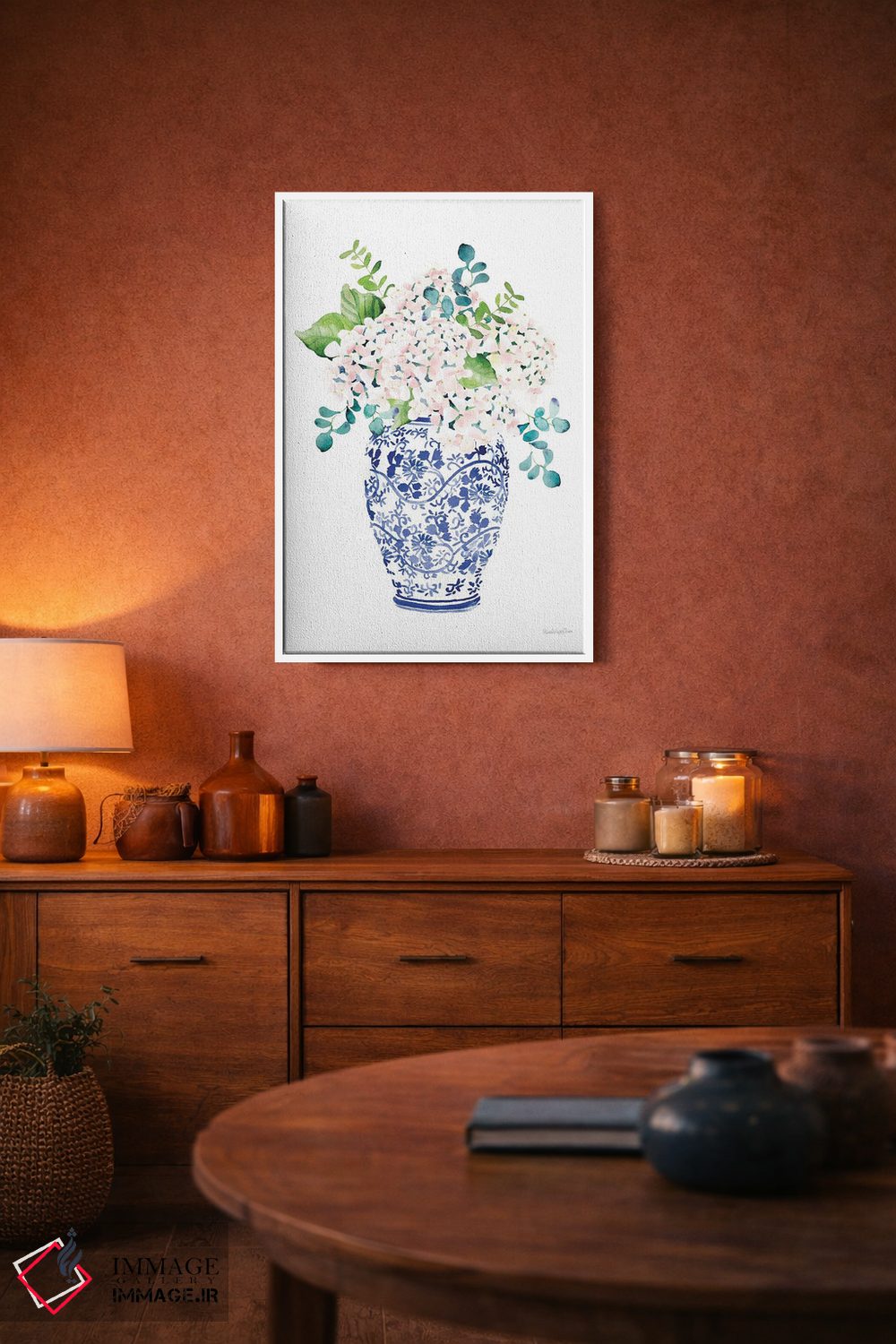 تابلو مدرن "گل قاصدک چینی II رنگ پریدگی" اثر مرسدس لوپز چارو - D2W