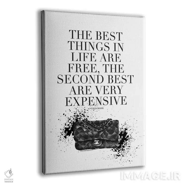 تابلو دکوراتیو "بهترین چیزها کوکو" اثر مرسدس لوپز چارو - نمای پرسپکتیو محصول