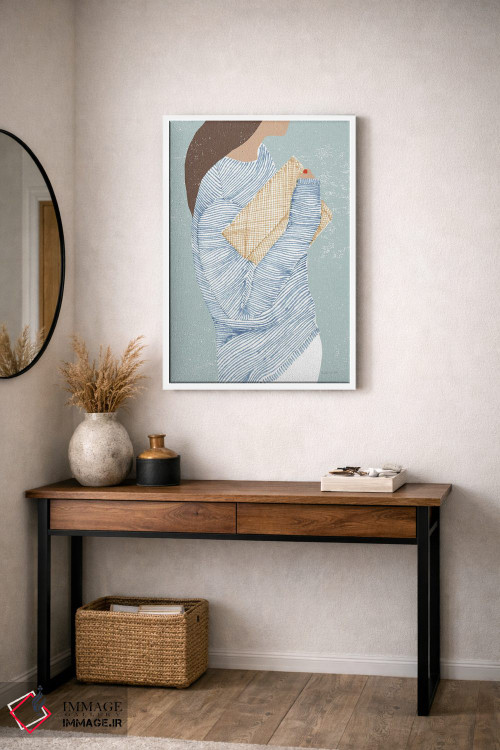 تابلو دکوراتیو "راه راه I" اثر مرسدس لوپز چارو - D4W