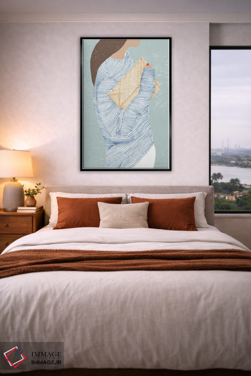 تابلو دکوراتیو "راه راه I" اثر مرسدس لوپز چارو - D6B