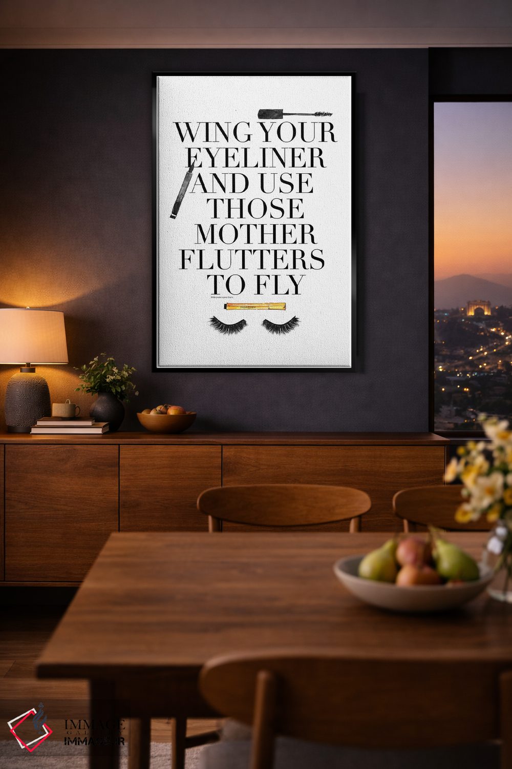 تابلو دکوراتیو "پروازهای مادرانه" اثر مرسدس لوپز چارو - D2B