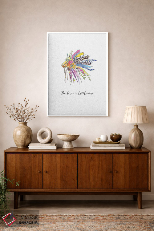 تابلو دکوراتیو "شجاع باش" اثر مرسدس لوپز چارو - D1W