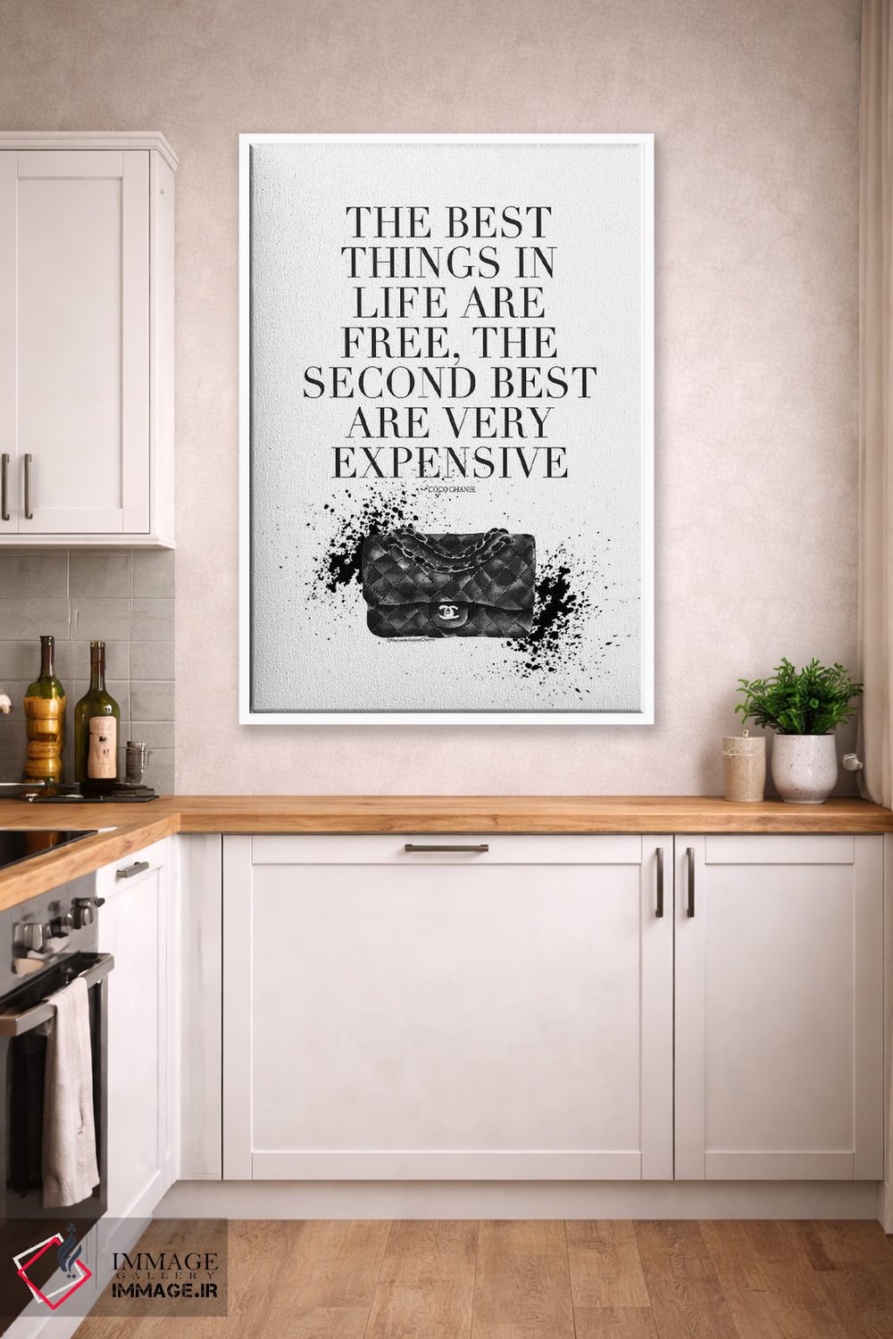 تابلو دکوراتیو "بهترین چیزها کوکو" اثر مرسدس لوپز چارو - D3W