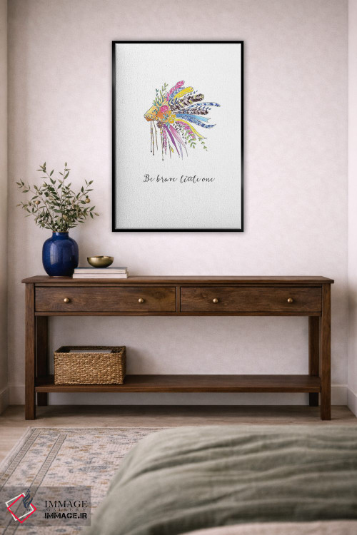تابلو دکوراتیو "شجاع باش" اثر مرسدس لوپز چارو - D4B