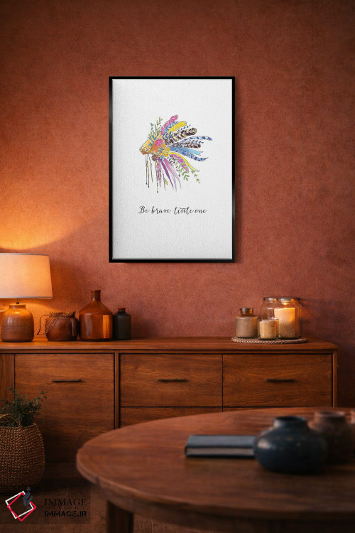 تابلو دکوراتیو "شجاع باش" اثر مرسدس لوپز چارو - D5B