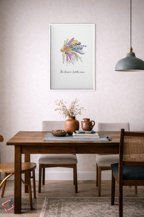 تابلو دکوراتیو "شجاع باش" اثر مرسدس لوپز چارو - D6W