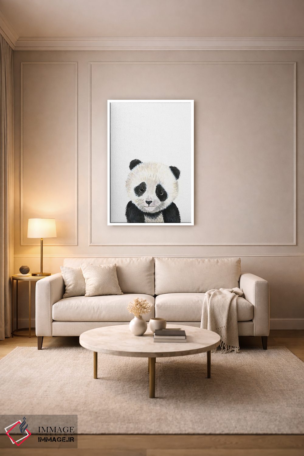 تابلو دکوراتیو "بچه پاندا" اثر مرسدس لوپز چارو - D3W