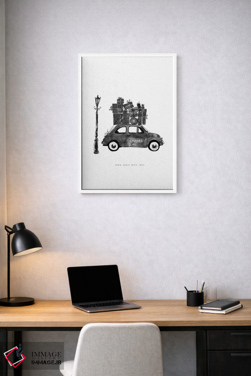 تابلو دکوراتیو "فیات قدیمی" اثر مرسدس لوپز چارو - D1W