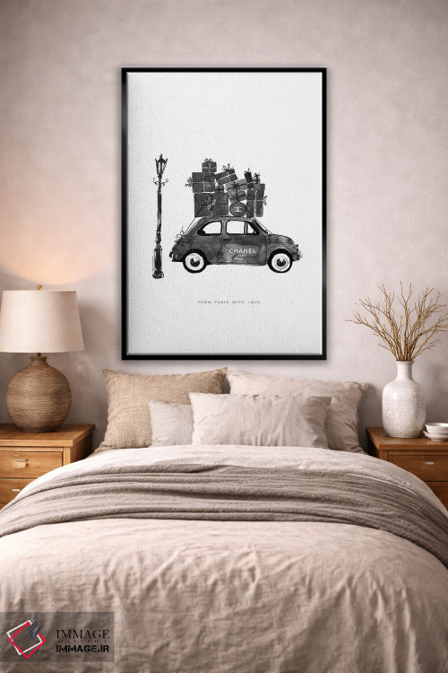 تابلو دکوراتیو "فیات قدیمی" اثر مرسدس لوپز چارو - D2B