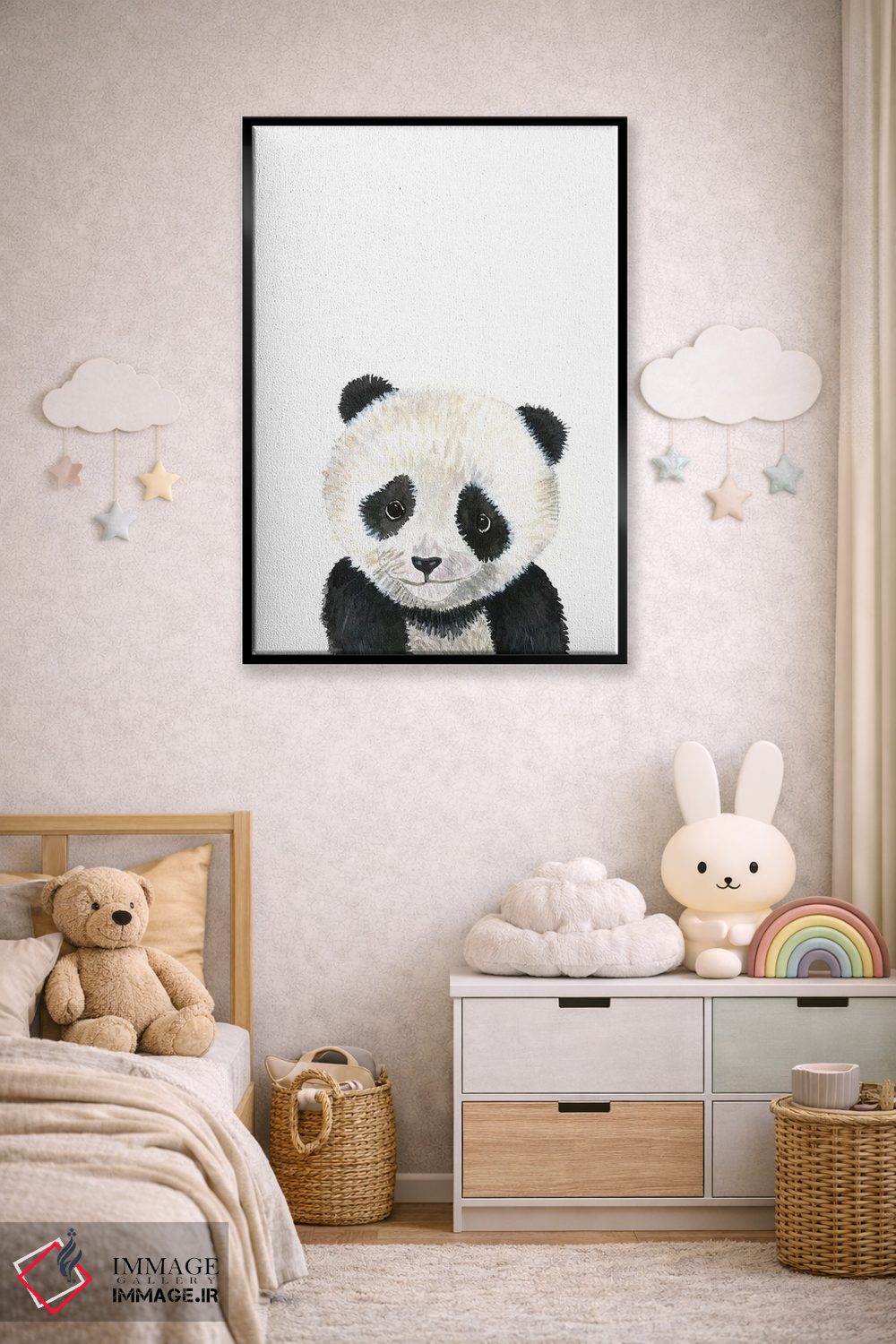 تابلو دکوراتیو "بچه پاندا" اثر مرسدس لوپز چارو - D5B