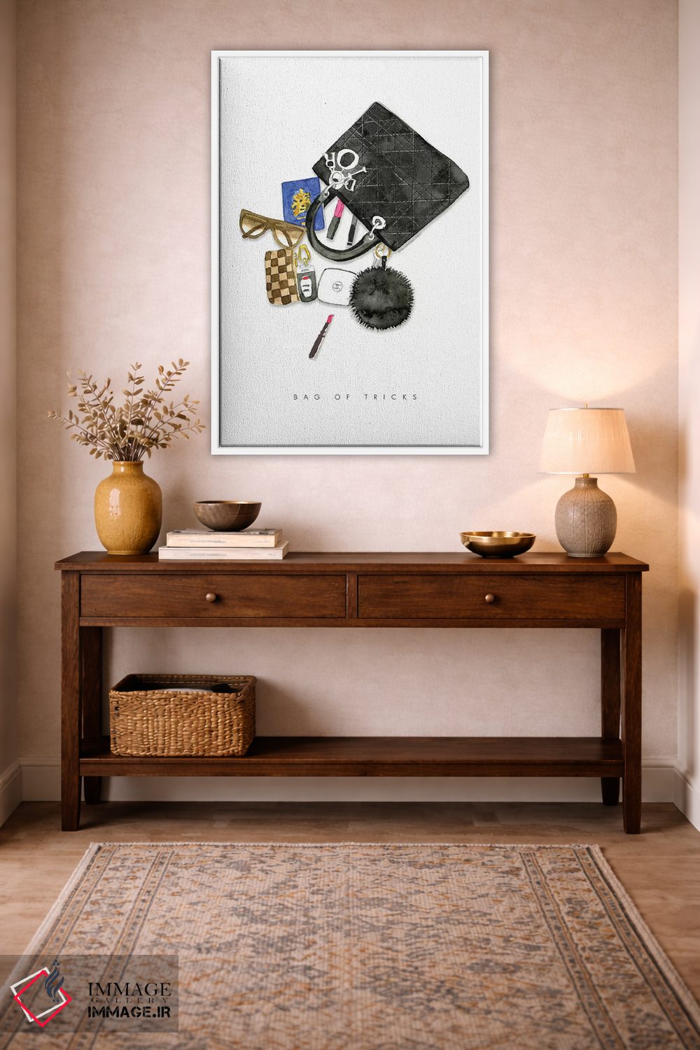 تابلو دکوراتیو "کیسه ای از حقه ها" اثر مرسدس لوپز چارو - D2W