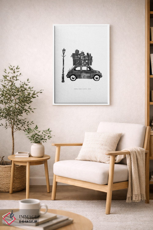 تابلو دکوراتیو "فیات قدیمی" اثر مرسدس لوپز چارو - D6W