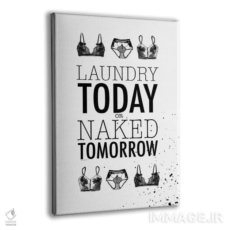 تابلو دکوراتیو "لباس شویی امروز" اثر مرسدس لوپز چارو - نمای پرسپکتیو محصول
