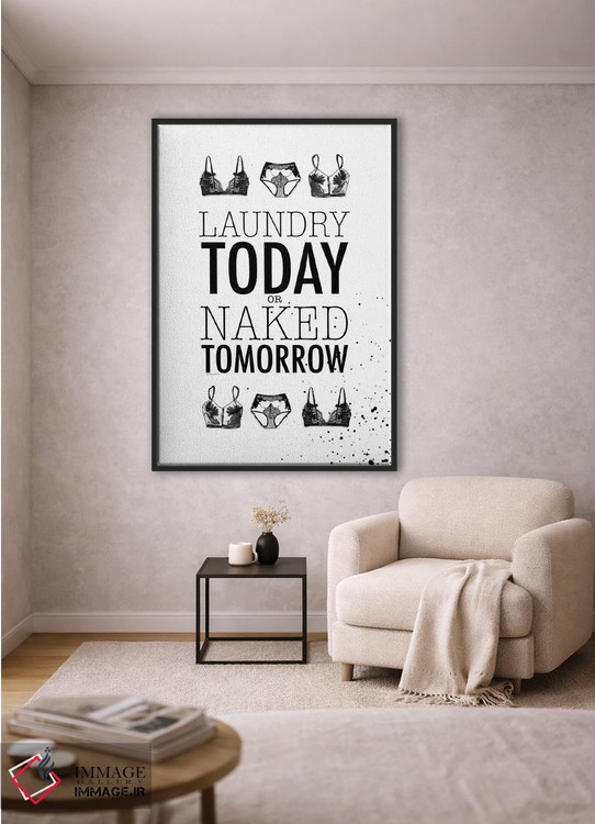 تابلو دکوراتیو "لباس شویی امروز" اثر مرسدس لوپز چارو - D2B