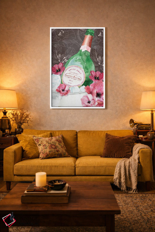 تابلو دکوراتیو "گل های لورن پریه" اثر مرسدس لوپز چارو - D3W