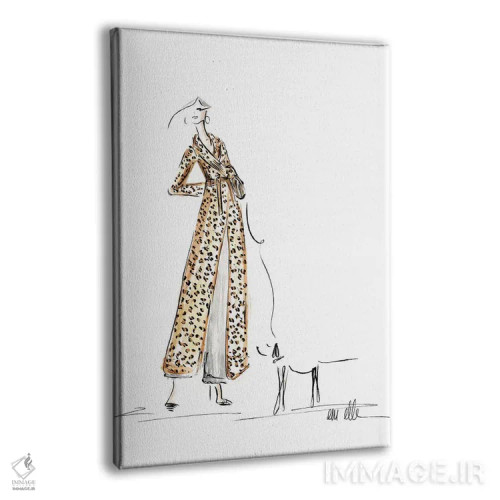 تابلو دکوراتیو به سمت خیابان پنجم اثر ام ال - نمای پرسپکتیو محصول