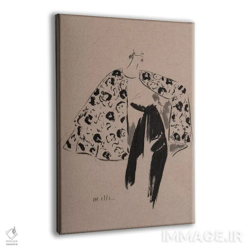 تابلو دکوراتیو کمی نوستالژیک اثر ام ال - نمای پرسپکتیو محصول