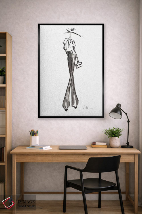 تابلو مینیمال با گام استوار اثر ام ال - D3B