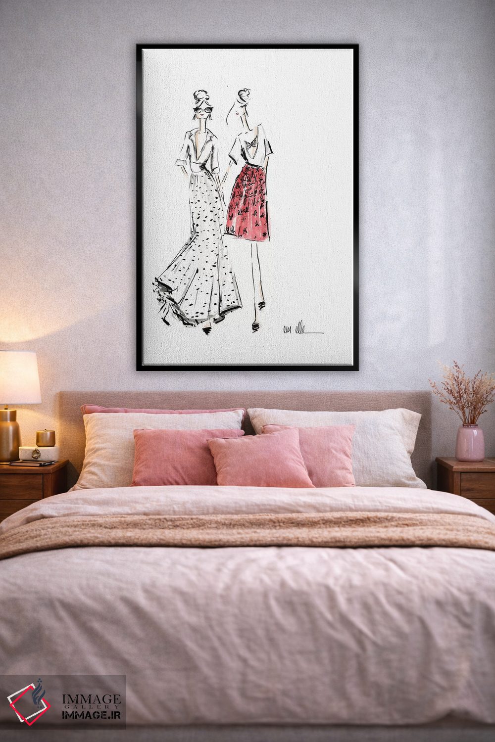 تابلو دکوراتیو ناهار هفتگی اثر ام ال - D2B