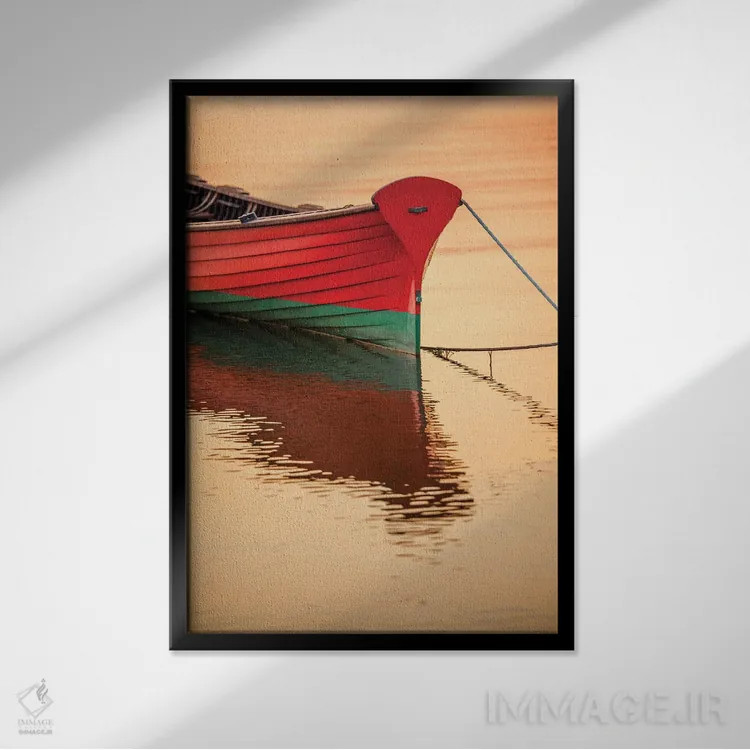 تابلو دکوراتیو راهی می شویم اثر ملیسا مک کلین - نمای قابدار مشکی