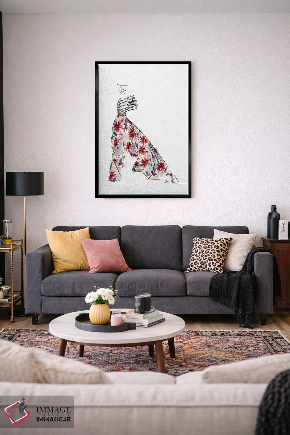 تابلو دکوراتیو مفتخر اثر ام ال - D3B